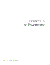 Essentials of Psychiatry 1st Edition