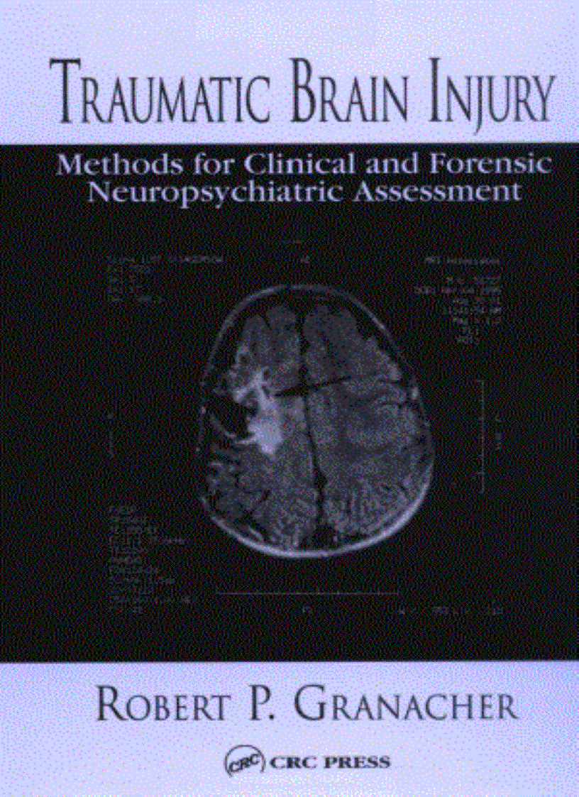 Traumatic Brain Injury 1st Edition