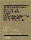 International Review of Industrial and Organizational Psychology Volume 19