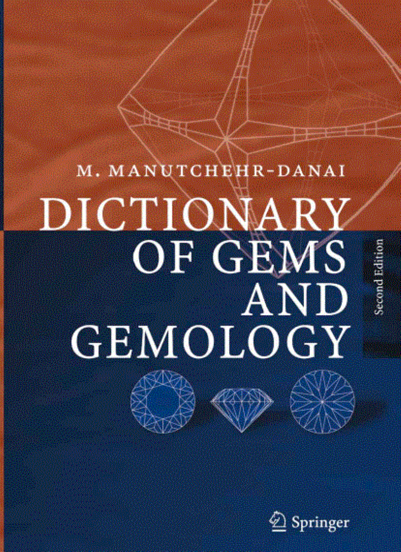 Dictionary of Gems and Gemology 2nd Edition