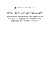 Applied Clay Mineralogy