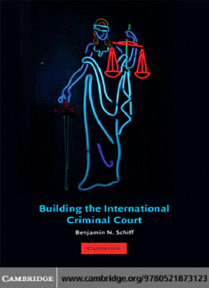 Building the International Criminal Court