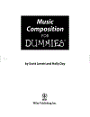 Music Composition For Dummies