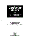 Gardening Basics For Dummies