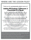 Adobe Photoshop Lightroom 3 Classroom in a Book