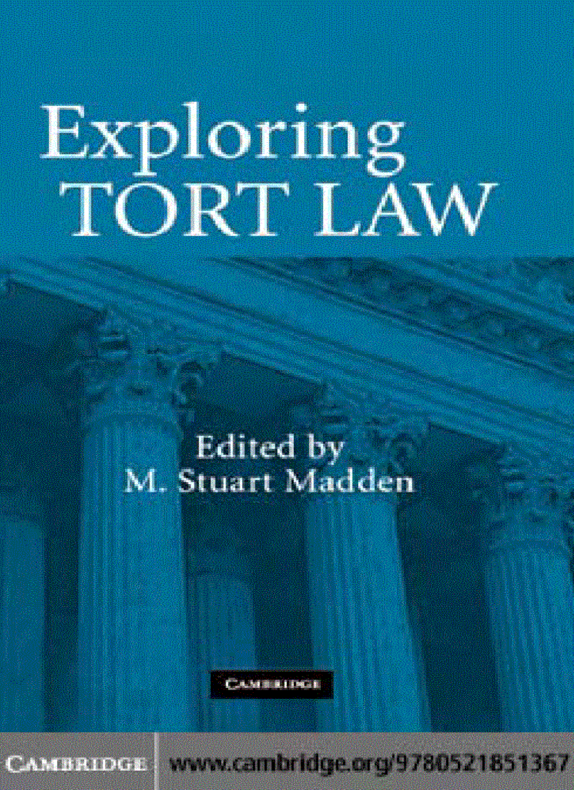 Exploring Tort Law