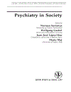 Psychiatry in Society 1st Edition