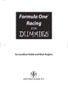 Formula One Racing for Dummies