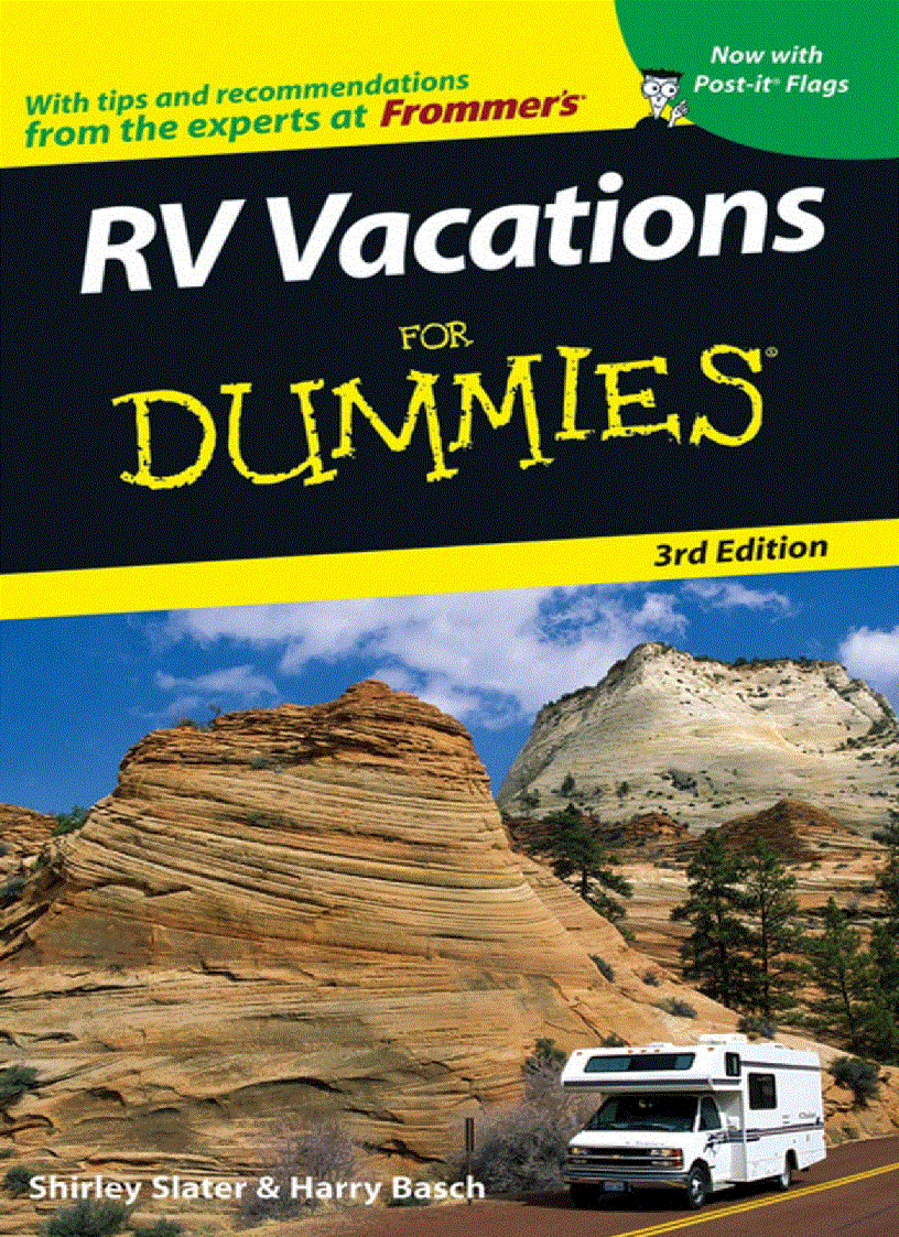 RV Vacations For Dummies 3rd Edition