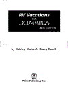 RV Vacations For Dummies 3rd Edition