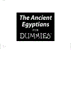 The Ancient Egyptians For Dummies