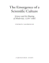 The Emergence of a Scientific Culture