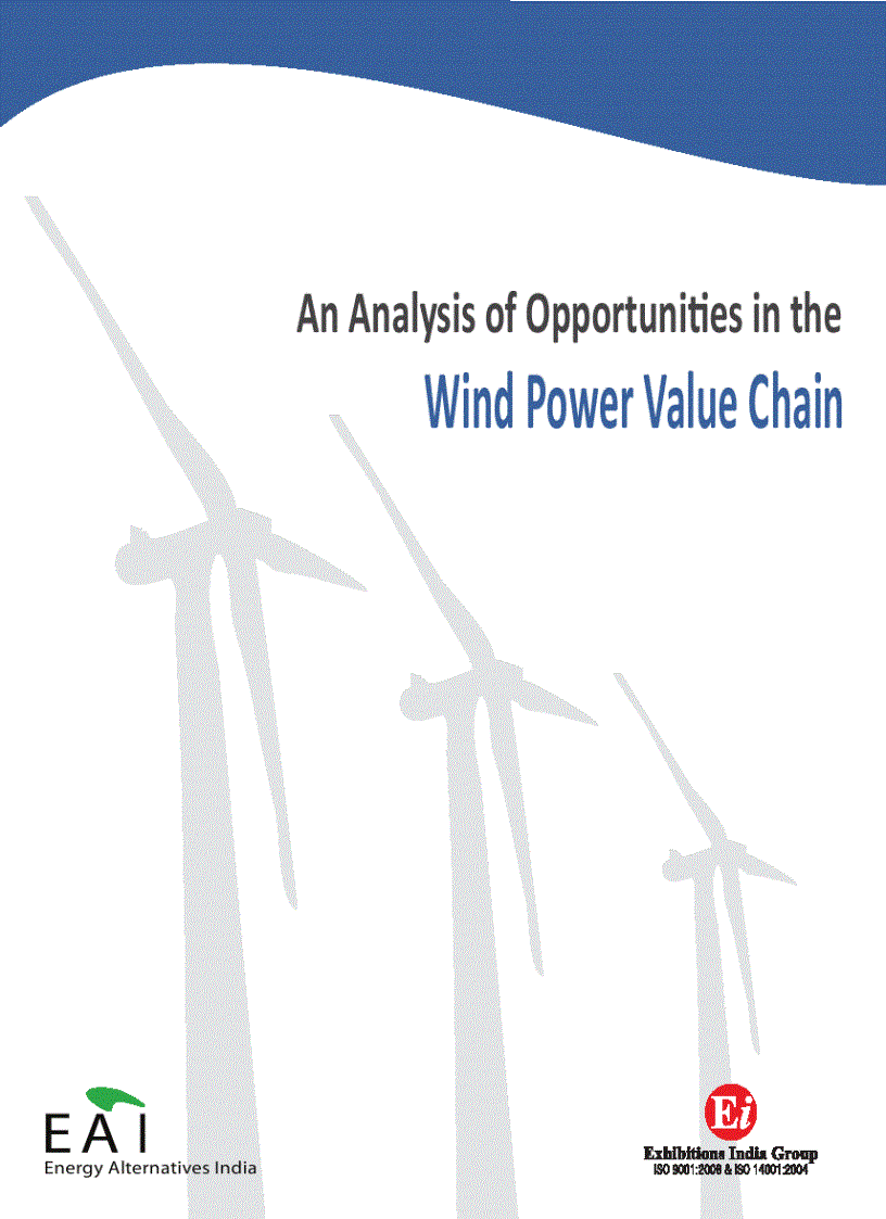 An analysis of Opportunities in the Wind Power Value Chain