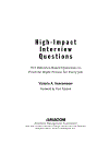 High Impact Interview Questions