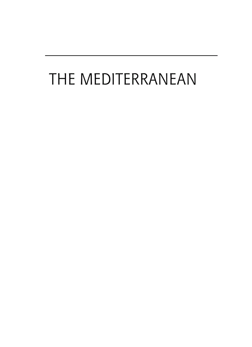 The Mediterranean An Environmental History