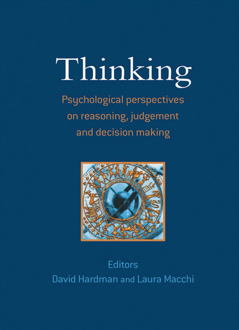 Thinking 1ts Edition May 2004