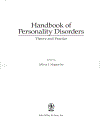 Handbook of Personality Disorders Theory and Practice