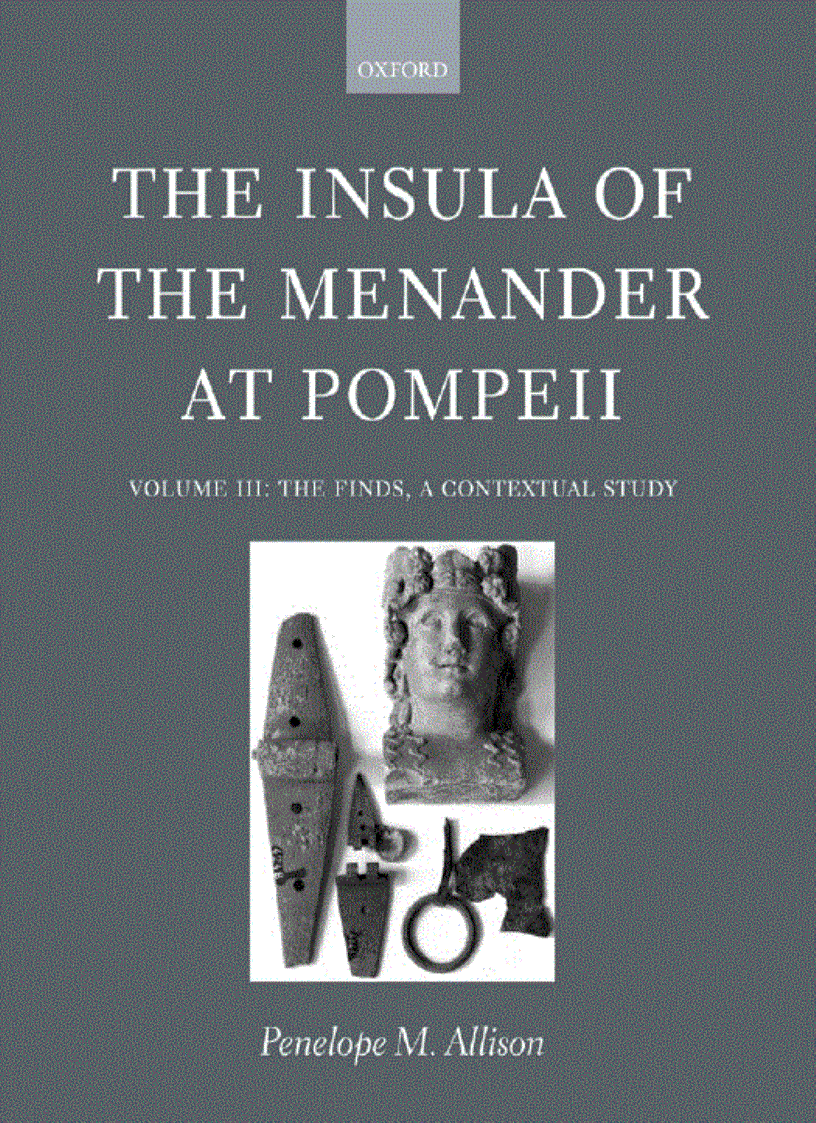 The Insula of The Menander at Pompeii