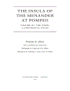 The Insula of The Menander at Pompeii