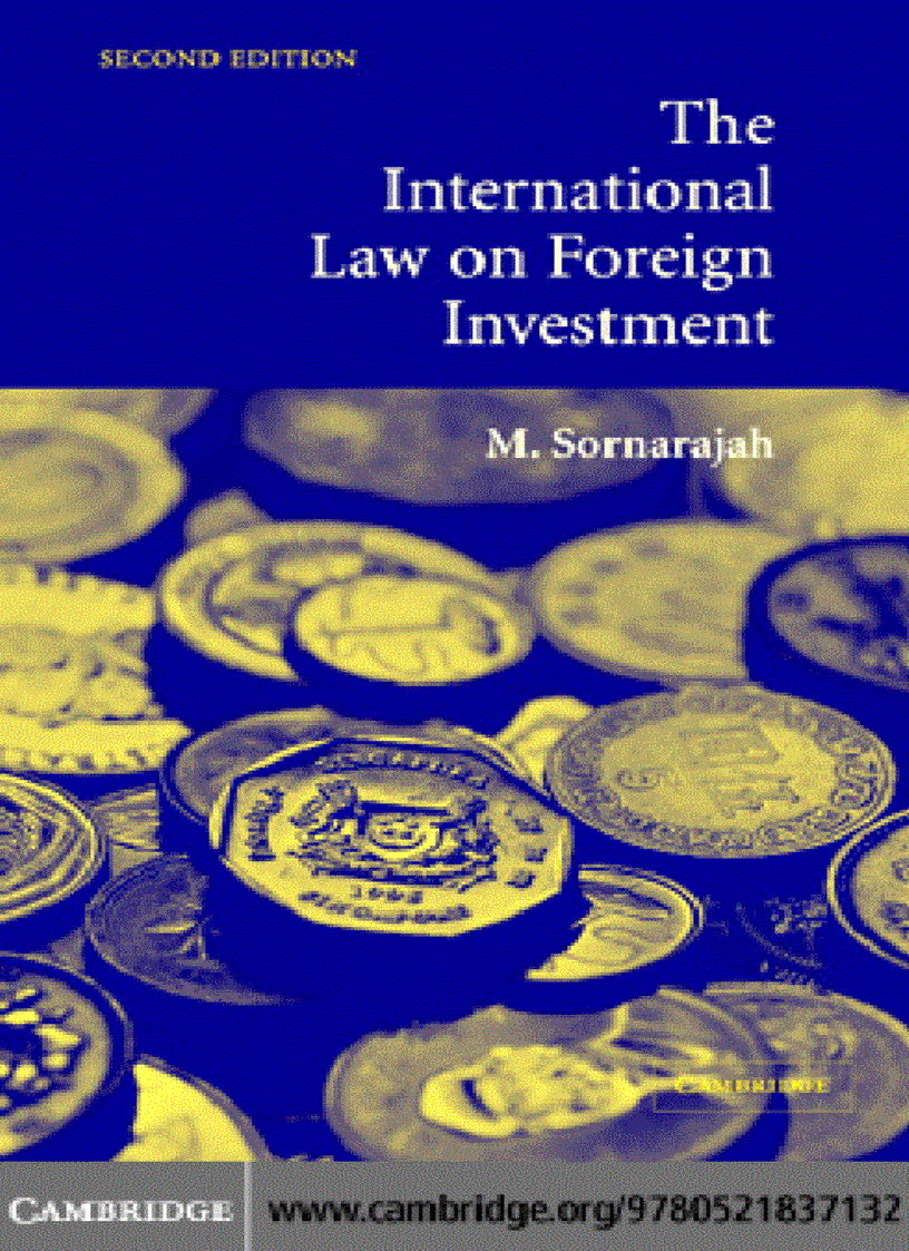 The International Law on Foreign Investment 2nd Edition