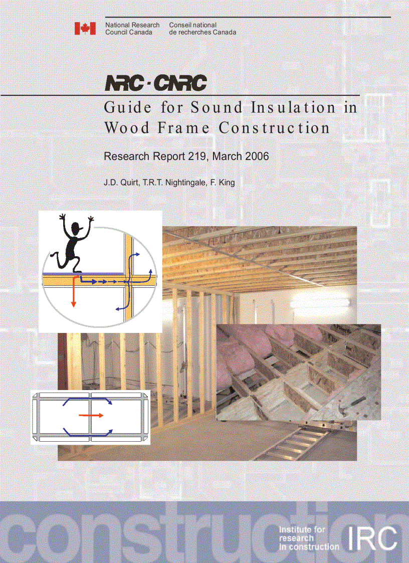 Guide for Sound Insulation in Wood Frame Construction