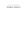 The Oxford Handbook of Public Policy