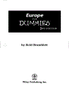 Europe For Dummies