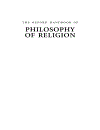 The Oxford Handbook of Philosophy of Religion