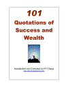 101 Quotations of Success and Wealth