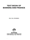 Text Book of Banking and Finance by Dr N K Sharma