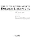 The Oxford Companion to English Literature