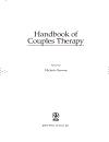 Handbook of Couples Therapy