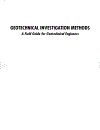 Geotechnical investigation methods a field guide for geotechnical engineers