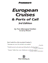 Frommer s European Cruises Ports of Call