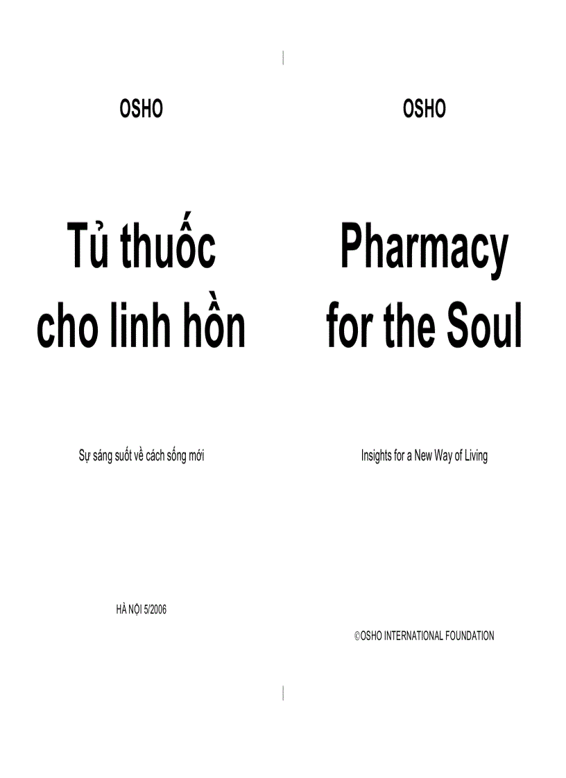 Tủ thuốc cho linh hồn