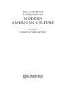 The Cambridge Companion to Modern American Culture