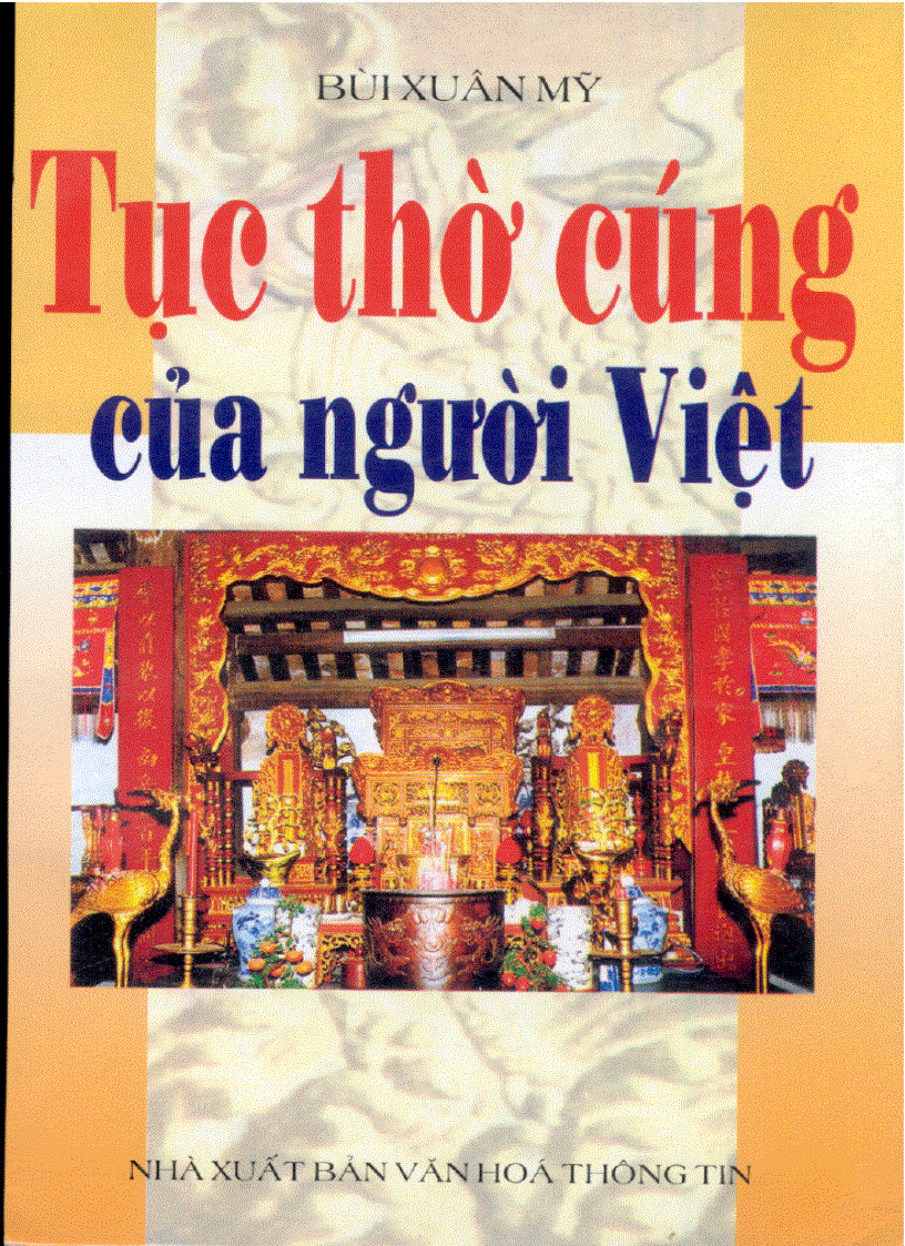 Tục Thờ Cúng Người Việt