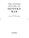 The Oxford History of Modern War