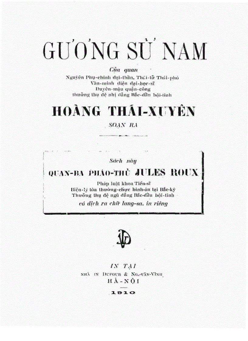 Gương sử Nam