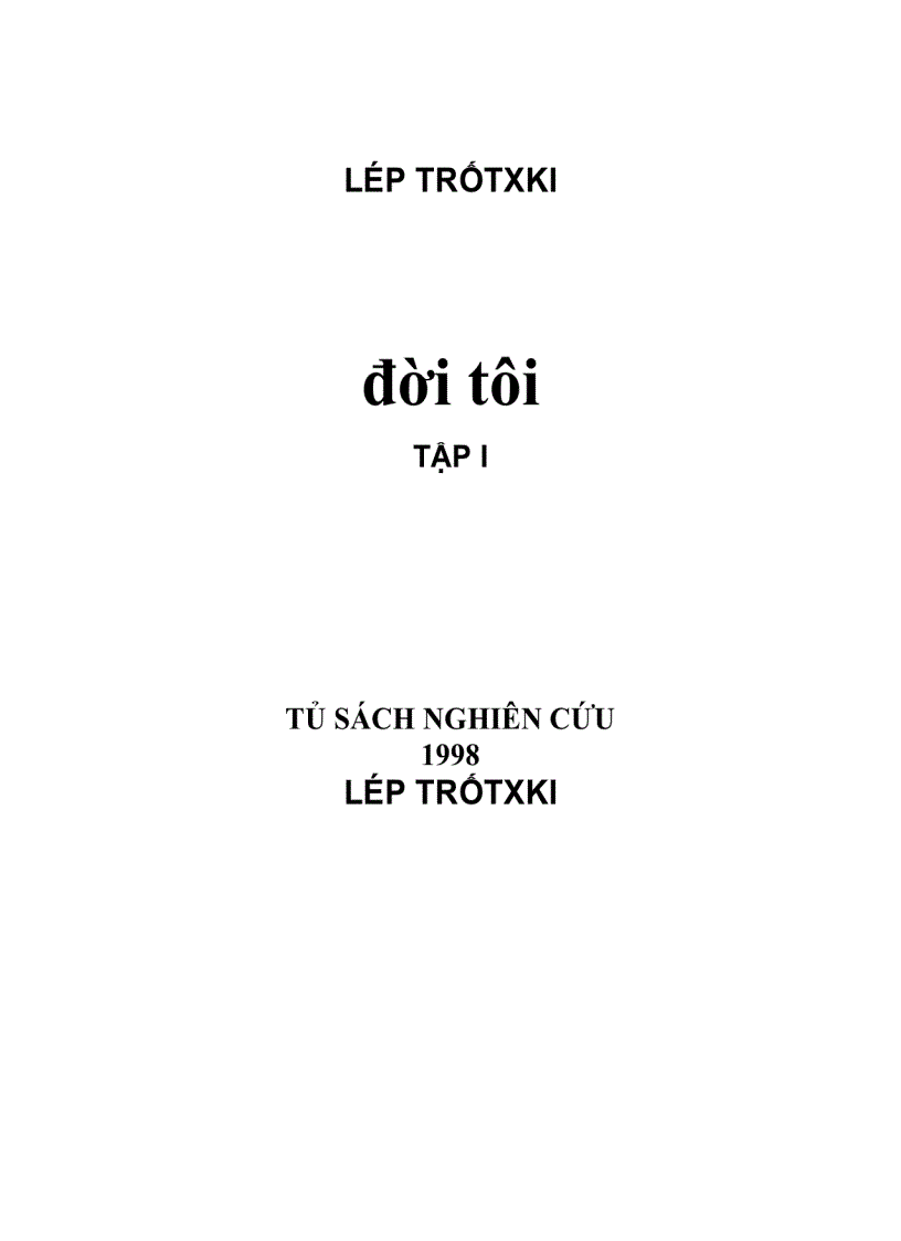 Đời Tôi 1