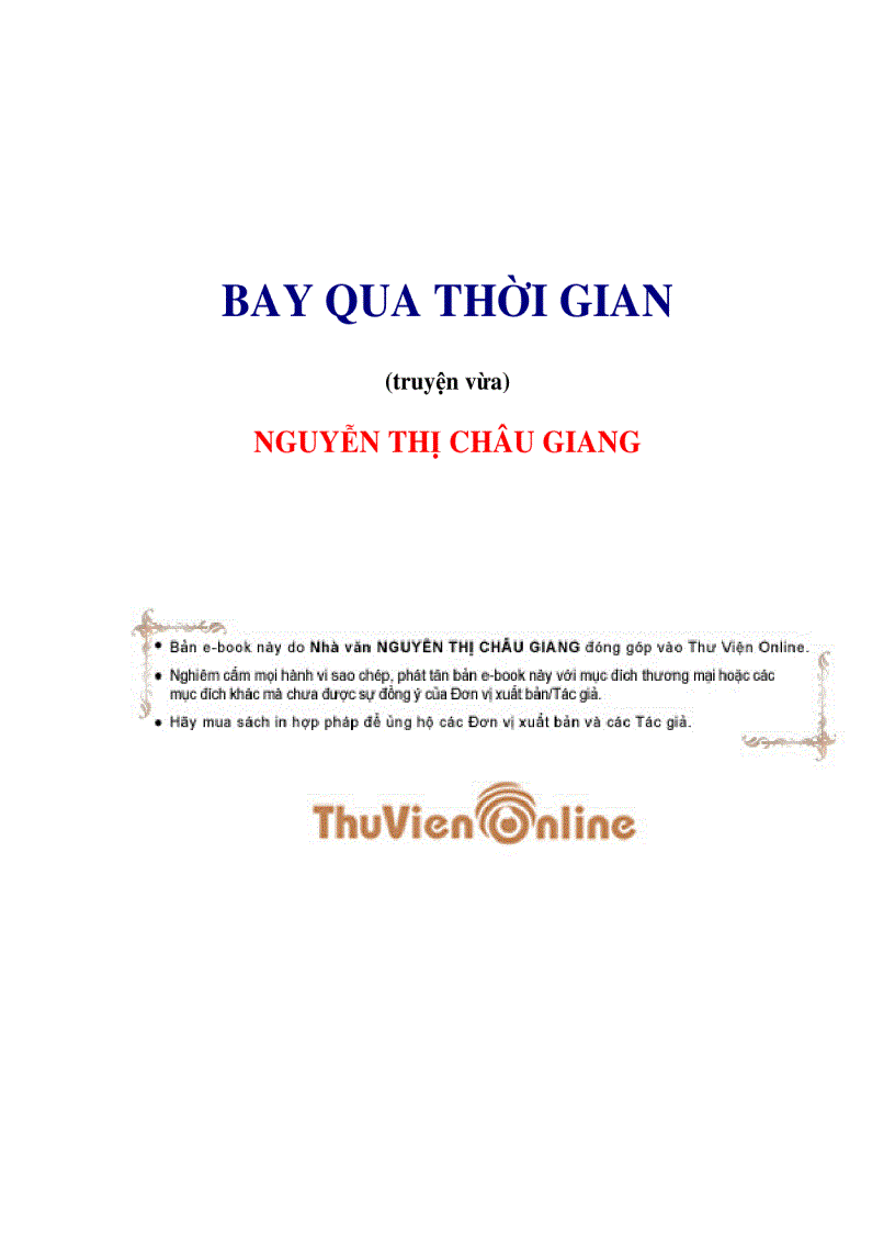 Bay qua thời gian