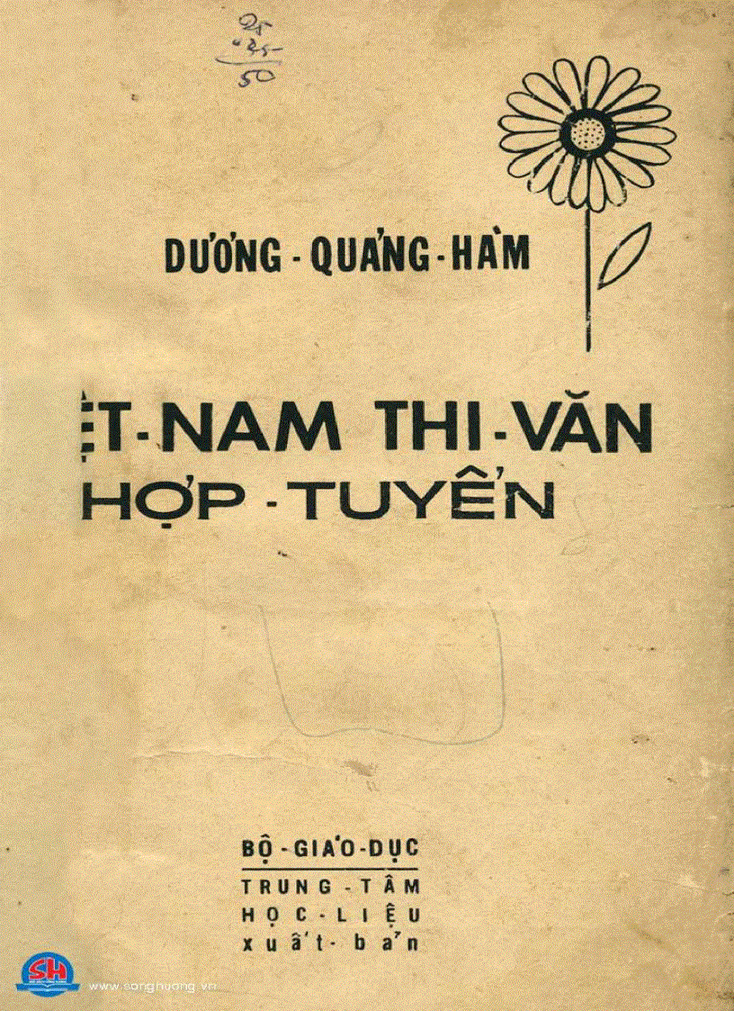 Việt Nam thi văn hợp tuyển in lần 9 năm 1968