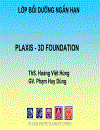 Slide Plaxis 3D Foundation Ths Hoàng Việt Hùng