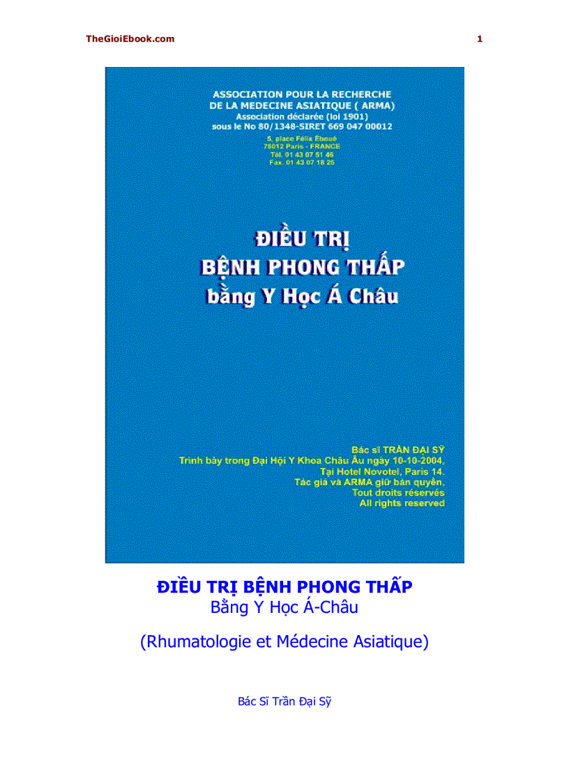 Điều trị phong thấp bằng y học Á châu