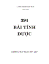 394 Bài Tính Dược NXB Thanh Hóa 2007