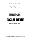 999 Bài thuốc ngâm rượu