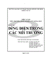 Dòng điện trong các môi trường