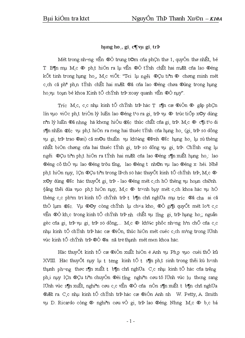 Bài kiểm tra ktct Nguyễn Thị Thanh Xuân –