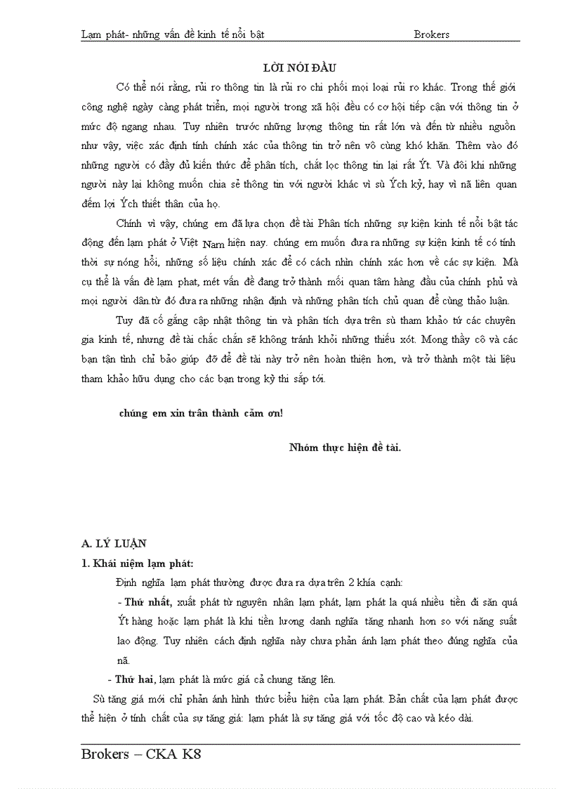 Phân tích những sự kiện kinh tế nổi bật tác động đến lạm phát ở Việt Nam hiện nay