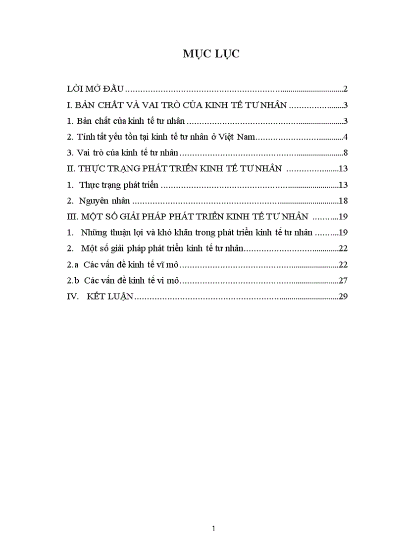 Một số giải pháp phát triển kinh tế tư nhân ở việt nam hiện nay